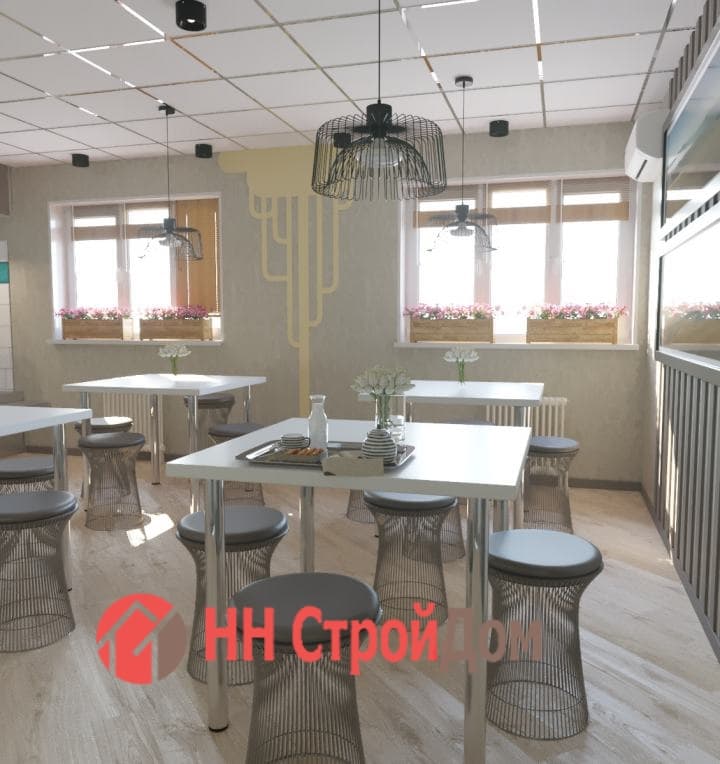 Дизайн проект столовой|| НН СтроДом Нижний Новгород